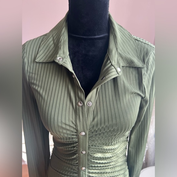 NWT Veronica Beard Davila Ruched Dress Sz Small - Picture 6 of 7